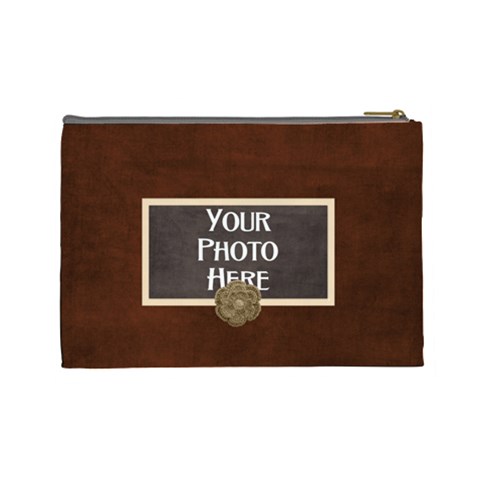 Thoughts Of Friendship Large Cosmetic Bag 3 By Lisa Minor Back