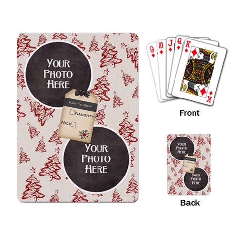 Joyful Joyful Playing Cards 1 By Lisa Minor Back