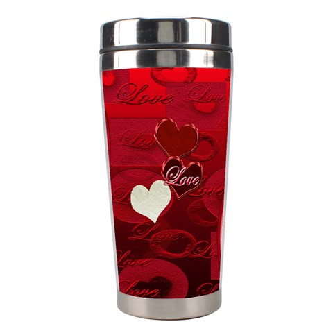 Red Love Stainless Travel Tumbler By Ellan Center