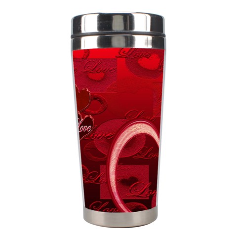 Red Love Stainless Travel Tumbler By Ellan Right