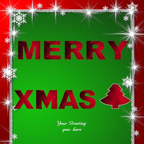 Our Merry Christmas 3d Card By Deborah Inside