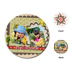 kids - Playing Cards Single Design (Round)