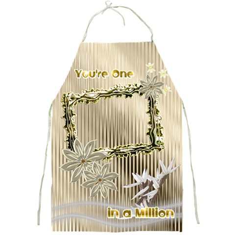 Your One In A Million Floral Love Full Print Apron By Ellan Front