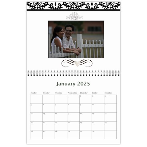 Wall Calendar 11 X 8 5 Jan 2025