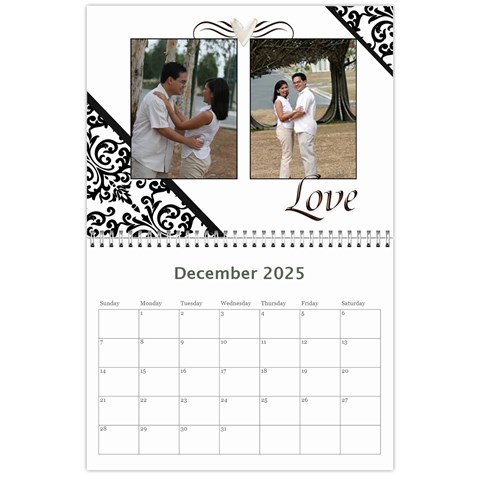 Wall Calendar 11 X 8 5 Dec 2025