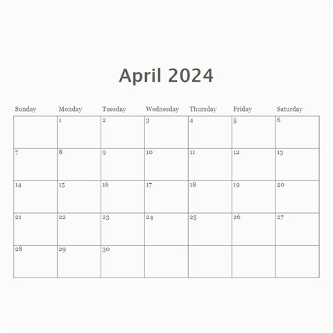 Wall Calendar 11 X 8 5 Aug 2024