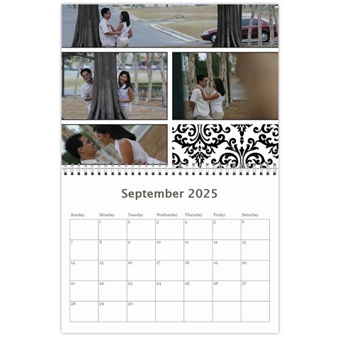 Wall Calendar 11 X 8 5 Sep 2025