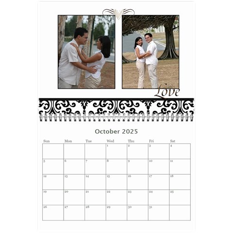 Wall Calendar 8 5 X 6 Oct 2025