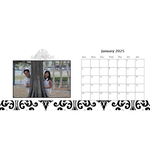 Desktop Calendar 11  X 5  Jan 2025