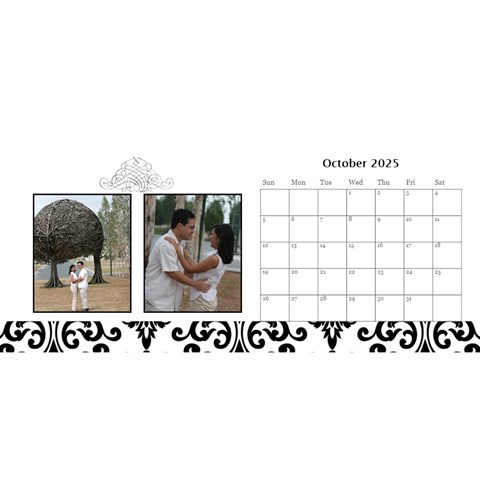 Desktop Calendar 11  X 5  Oct 2025