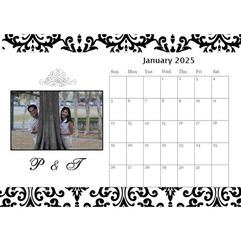 Desktop Calendar 8 5  X 6  Jan 2025
