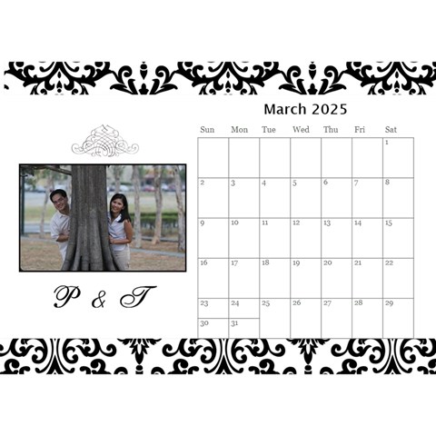 Desktop Calendar 8 5  X 6  Mar 2025