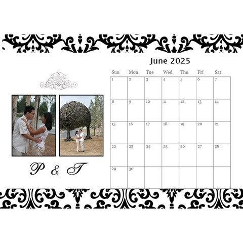 Desktop Calendar 8 5  X 6  Jun 2025
