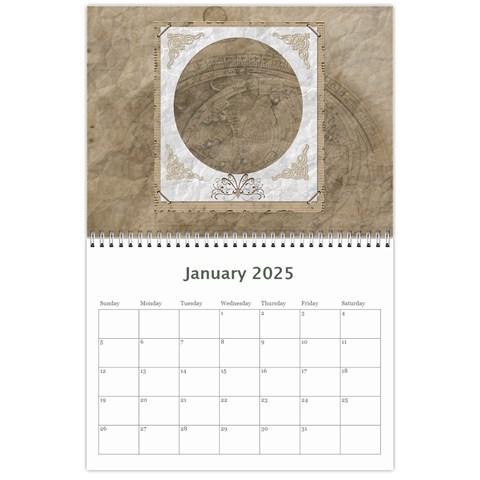 Family Tree Calendar Jan 2025