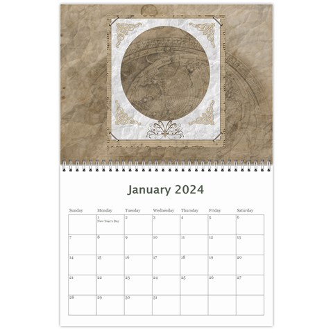 Family Tree Calendar Jan 2024