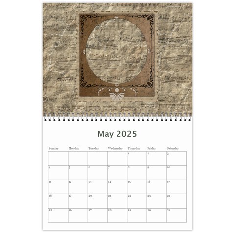 Family Tree Calendar May 2025