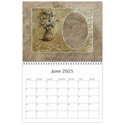 Family Tree Calendar Jun 2025