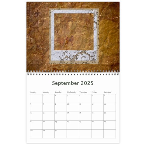 Family Tree Calendar Sep 2025
