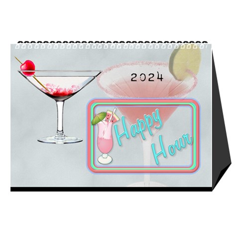 Happy Hour Desktop Calendar By Lil Cover