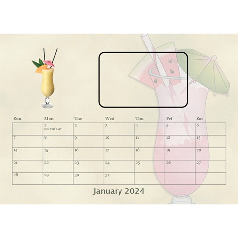 Happy Hour Desktop Calendar By Lil Jan 2024