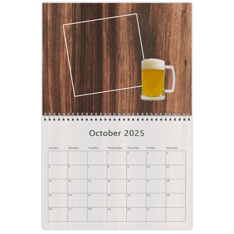 Man Cave 12 Mth Calendar By Lil Oct 2025
