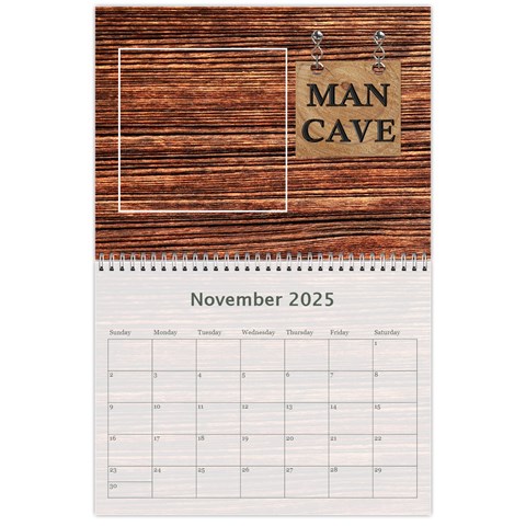Man Cave 12 Mth Calendar By Lil Nov 2025
