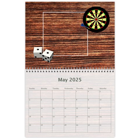 Man Cave 12 Mth Calendar By Lil May 2025