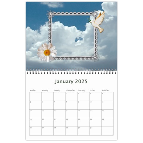 Sunset Pretty Calendar (12 Month) By Lil Month