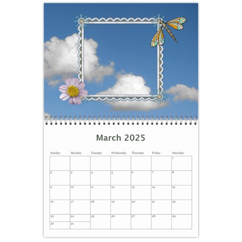 Sunset Pretty Calendar (12 Month) By Lil Month