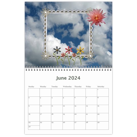 Sunset Pretty Calendar (12 Month) By Lil Jun 2024