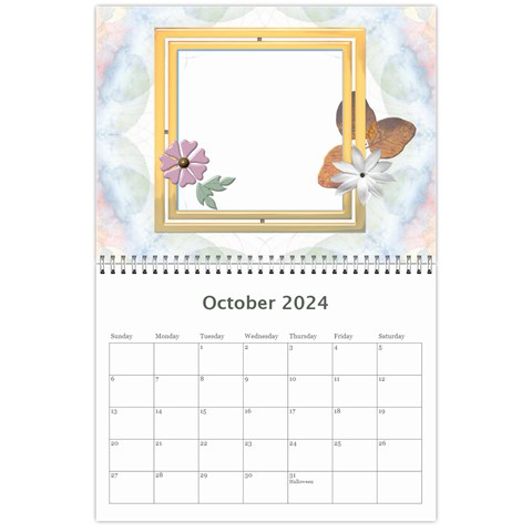 Fun And Pretty Calendar (12 Month) By Lil Oct 2024