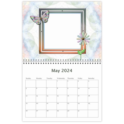 Fun And Pretty Calendar (12 Month) By Lil May 2024