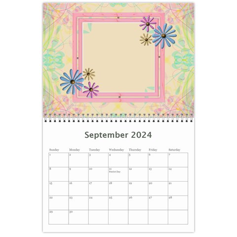 Fun And Pretty Calendar (12 Month) By Lil Sep 2024