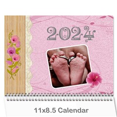 Pretty Love Calendar (12 Month) - Wall Calendar 11  x 8.5  (12-Months)