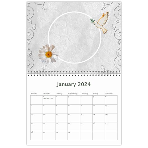 Pretty Love Calendar (12 Month) By Lil Jan 2024