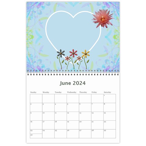 Pretty Love Calendar (12 Month) By Lil Jun 2024