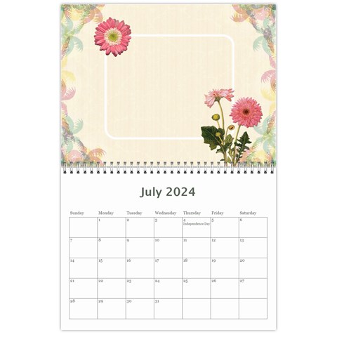 Pretty Love Calendar (12 Month) By Lil Jul 2024