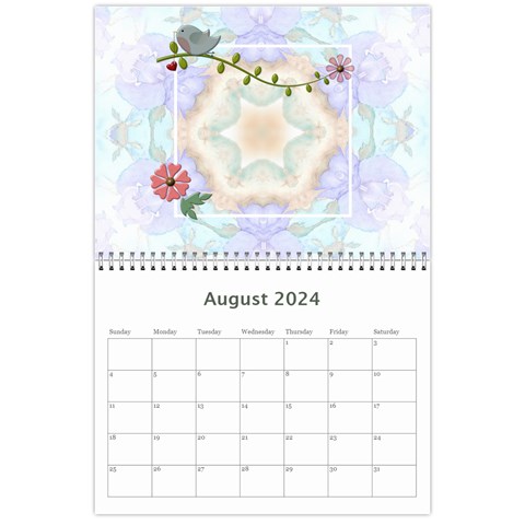 Pretty Love Calendar (12 Month) By Lil Aug 2024