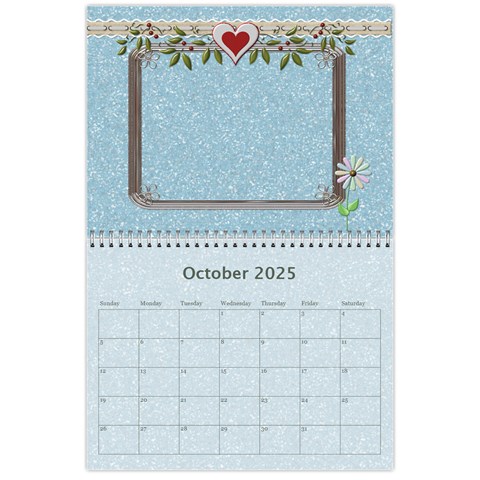 Family Pretty 12 Month Calendar By Lil Oct 2025
