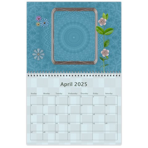 Family Pretty 12 Month Calendar By Lil Apr 2025