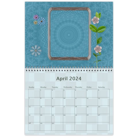 Family Pretty 12 Month Calendar By Lil Apr 2024