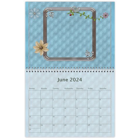 Family Pretty 12 Month Calendar By Lil Jun 2024