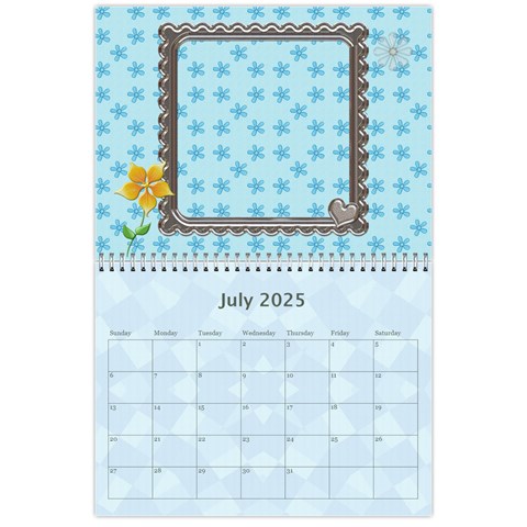 Family Pretty 12 Month Calendar By Lil Jul 2025