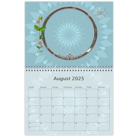 Family Pretty 12 Month Calendar By Lil Aug 2025
