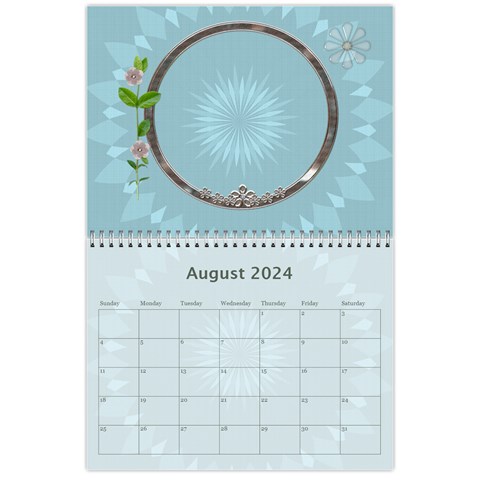 Family Pretty 12 Month Calendar By Lil Aug 2024