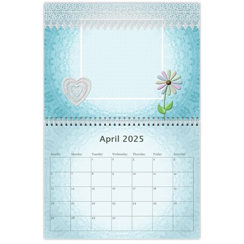 Pink And Blue Calendar By Lil Apr 2025