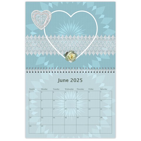 Pink And Blue Calendar By Lil Jun 2025