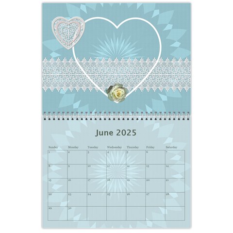 Pink And Blue Calendar By Lil Jun 2024