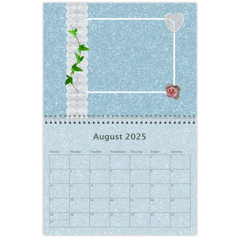 Pink And Blue Calendar By Lil Aug 2024