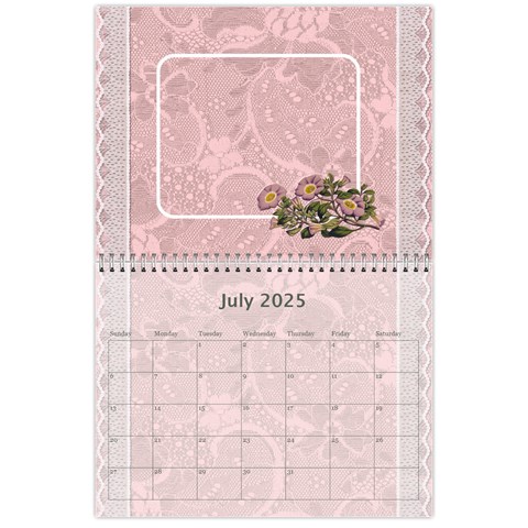 Pretty Lace Calendar (12 Month) By Lil Jul 2025